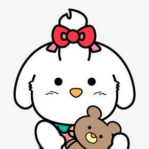 Puppy Bow With Kuma-Kun