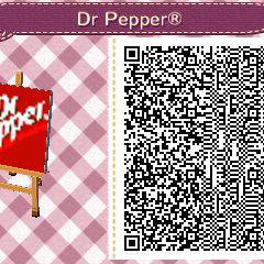 【とび森】ドクターペッパー書いてみた【QRコード付】