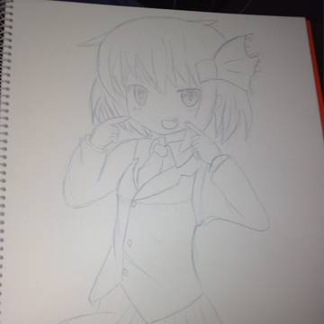 ルーミア模写