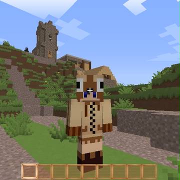 【minecraft スキン】 アイルーパーカー