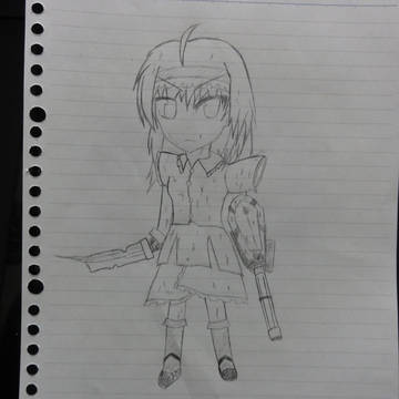 オリキャラの原画みたいなもの
