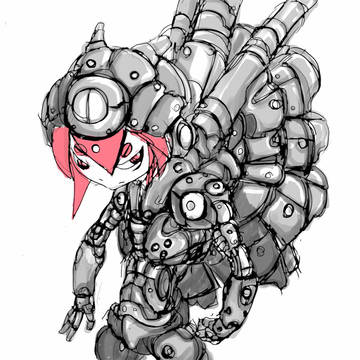 速いメカ子