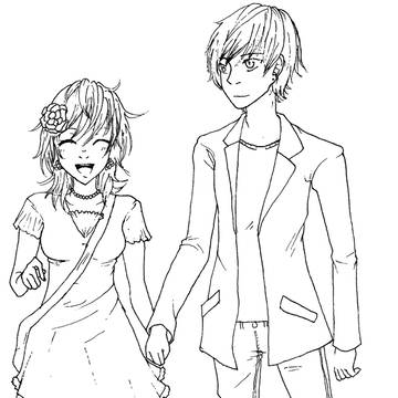 Couple >w<~