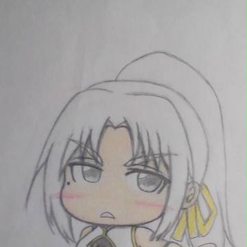 二頭身で描く鉞