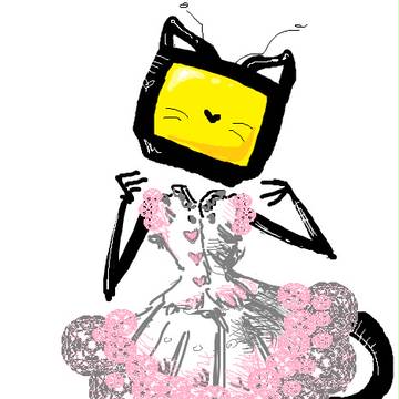テレビ頭猫