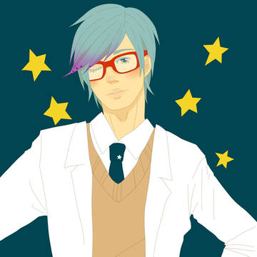 谷のメガネ男子