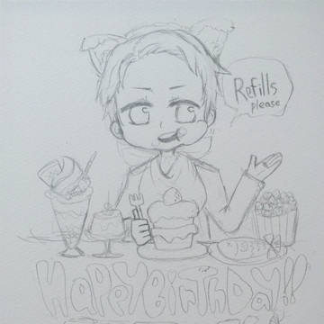 祝お誕生日(´･∀･｀)