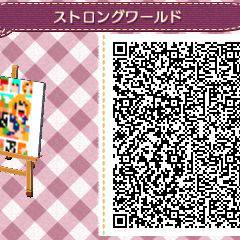 【とび森】ワンピースストロングワールドポスター【QRコード】
