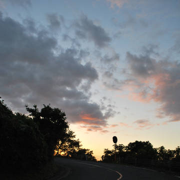 金甲山の夕焼け