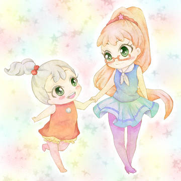 キラキラ親子