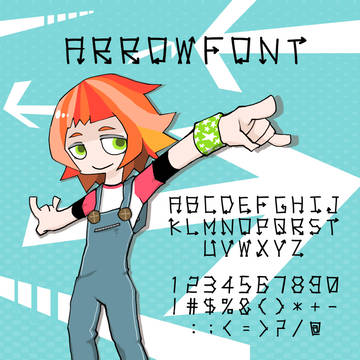 ARROW FONT