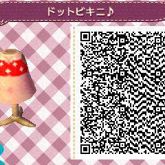 どうぶつの森　スマイレージドットビキニ風デザイン