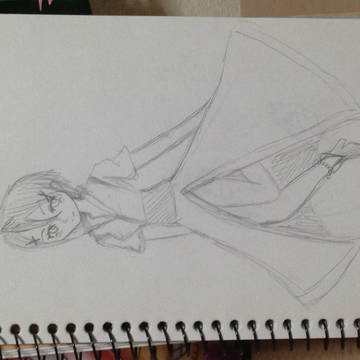 等身無視の落書き
