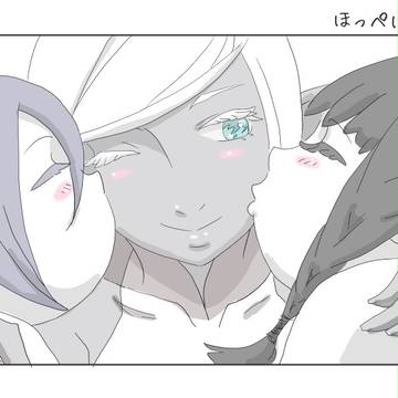 ほっぺにKiss