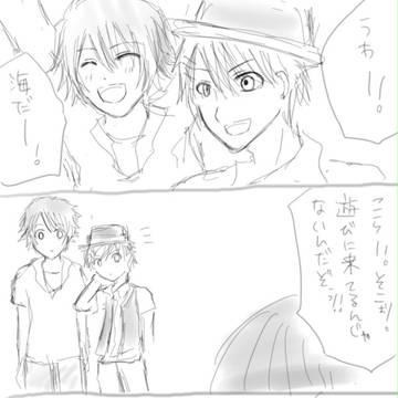 らくがき主に嶺ちゃん詰め※女装・模写・鼻血・腐要素あり