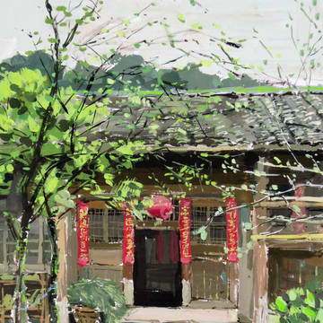 中国民居小院