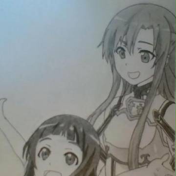 ソードアートオンライン　アスナとユイ