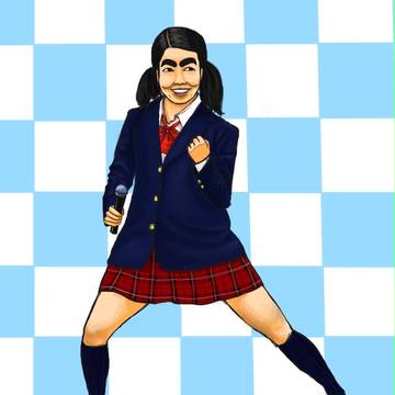 イモトアヤコを描こうとしたらあずにゃんになった。