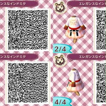 【とび森】エレガンスなインドミタ？【QRコード】