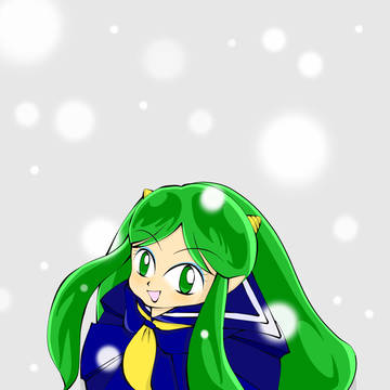 ゆきの日ラムちゃん
