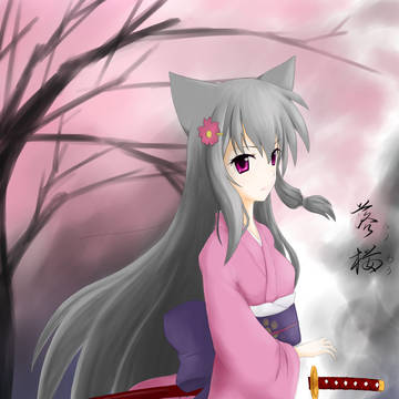 落桜