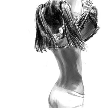 试作 背影