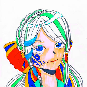 雪国の少女