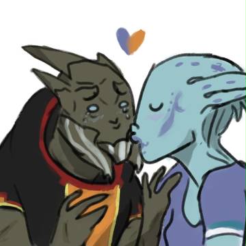 turian + asari