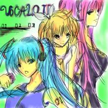 VOCALOID 01 02 03  ラフ