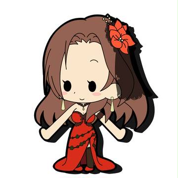 ラバーストラップ風川島さん