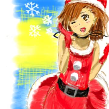 pixivchatでXmas美琴模写