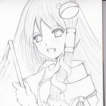 2013年年賀状下書き（スケブ）