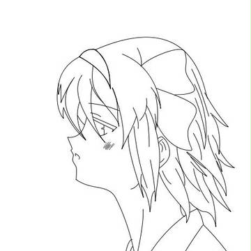線画にしてみた
