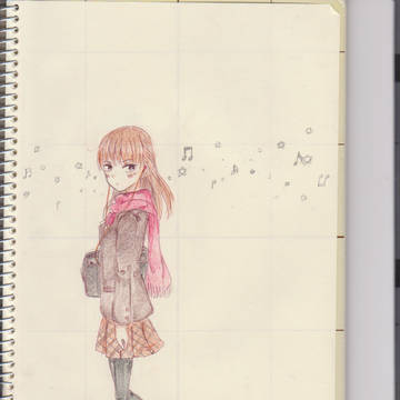 通学女の子