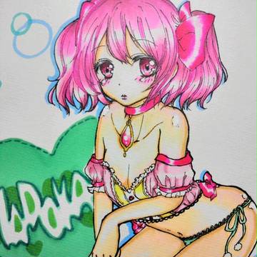 色紙絵セクシーまどかさん