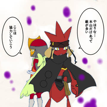 【絵師ぽけ戦2】紅の双剣【反乱鎮圧】