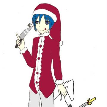メリークリスマルス 色塗り