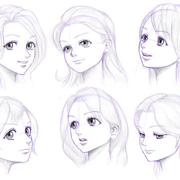 ゼロからの絵の練習（10）顔のパーツ/鼻/色々な鼻の描き方