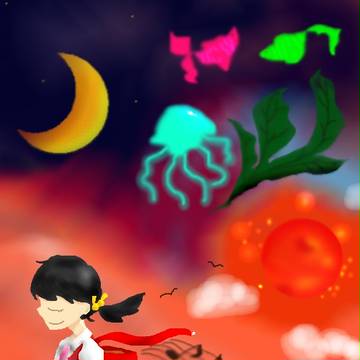 帰り道は幻想の世界