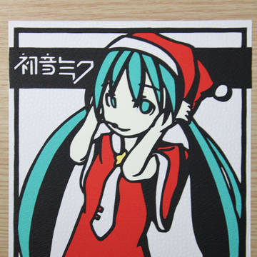 【切り絵】サンタな初音ミク