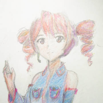重音テト色鉛筆