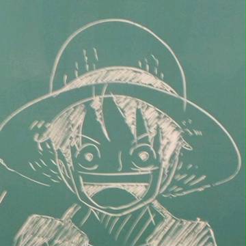 ルフィの一発描き