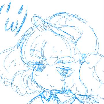三分で描いたにとり