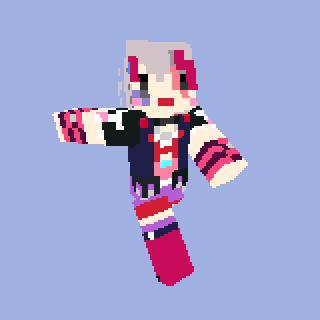 マインクラフト用 モバマス・星輝子スキン