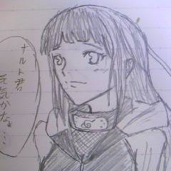 NARUTO　ヒナタを自画風で
