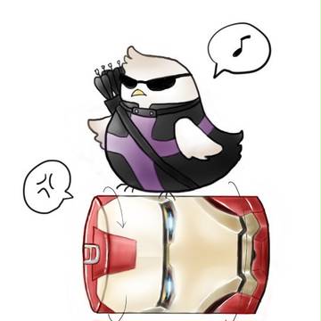 The fat hawk & iron can