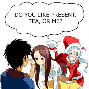 do you like present tea or me