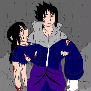 i'm here itachi