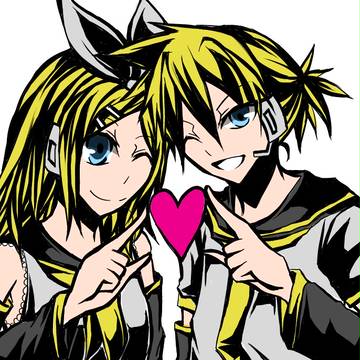 鏡音おめでとう！！（誕生日祝い絵遅刻・・・）