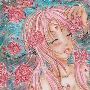 floating roses